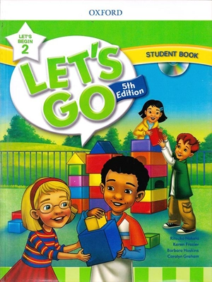 Lets Go Begin 1 (5th Edition) SB+WB +QR(دو جلد سبز- قطع رحلی)
